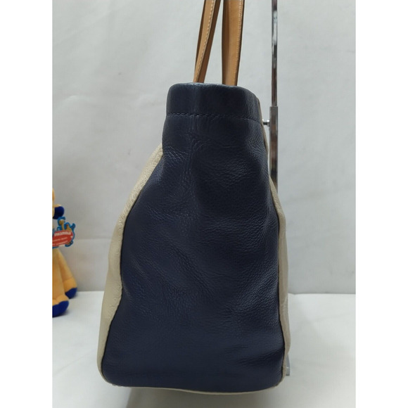 Marc By Marc Jacobs Ivory Pebbled Leather Double Handle Tote Shoulder Bag - Picture 3 of 15